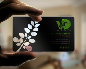 Business Card Design by chandrayaan.creative for VG Wellness LLC | Design: #21688649