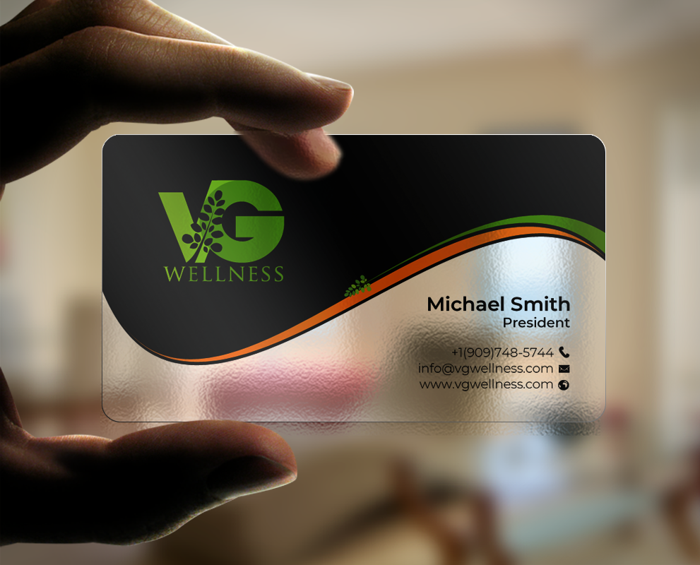 Business Card Design by chandrayaan.creative for VG Wellness LLC | Design #21688651