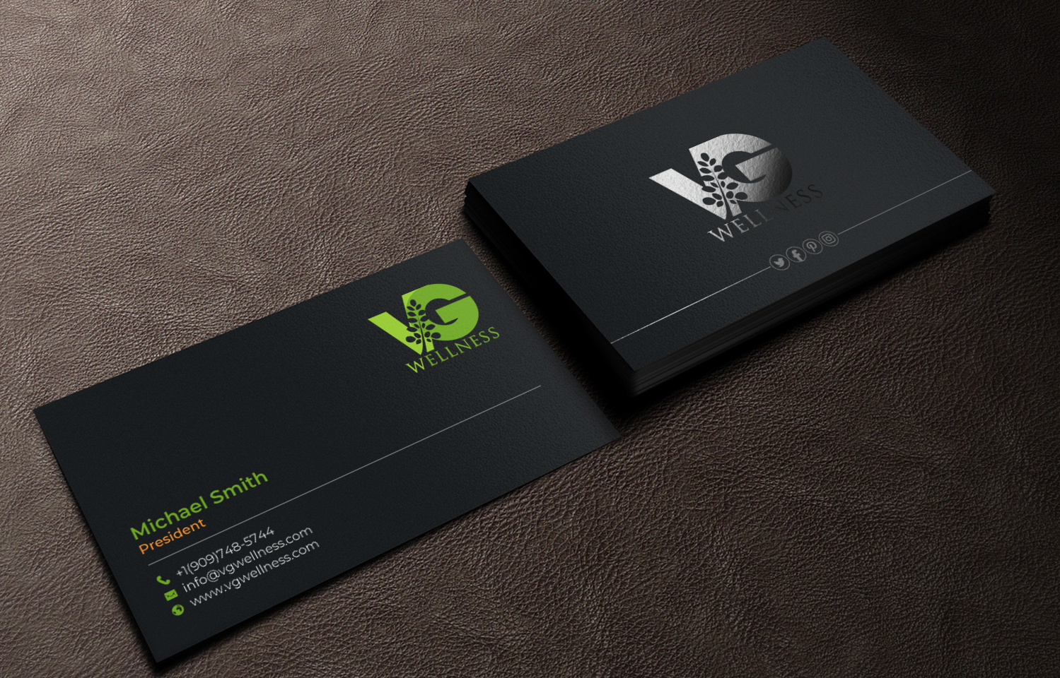 Business Card Design by chandrayaan.creative for VG Wellness LLC | Design #21688653