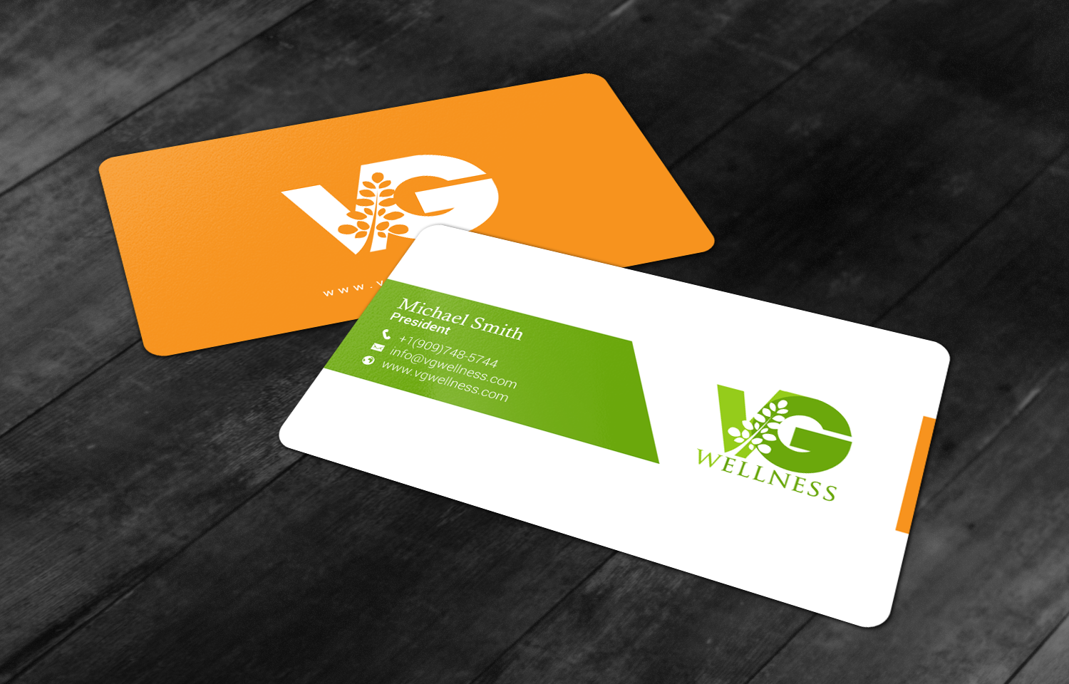 Business Card Design by chandrayaan.creative for VG Wellness LLC | Design #21709607