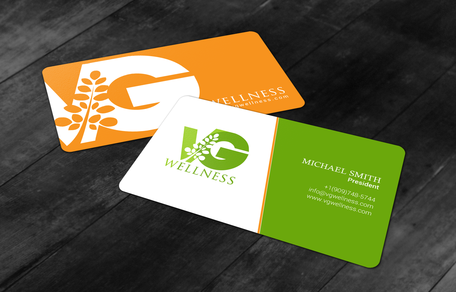 Business Card Design by chandrayaan.creative for VG Wellness LLC | Design #21709735