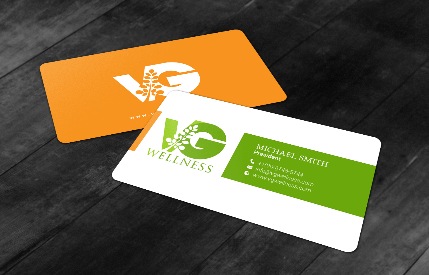 Business Card Design by chandrayaan.creative for VG Wellness LLC | Design #21709860