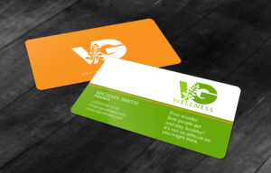 Design de Carte de Visite par chandrayaan.creative pour VG Wellness LLC | Design : #21710539