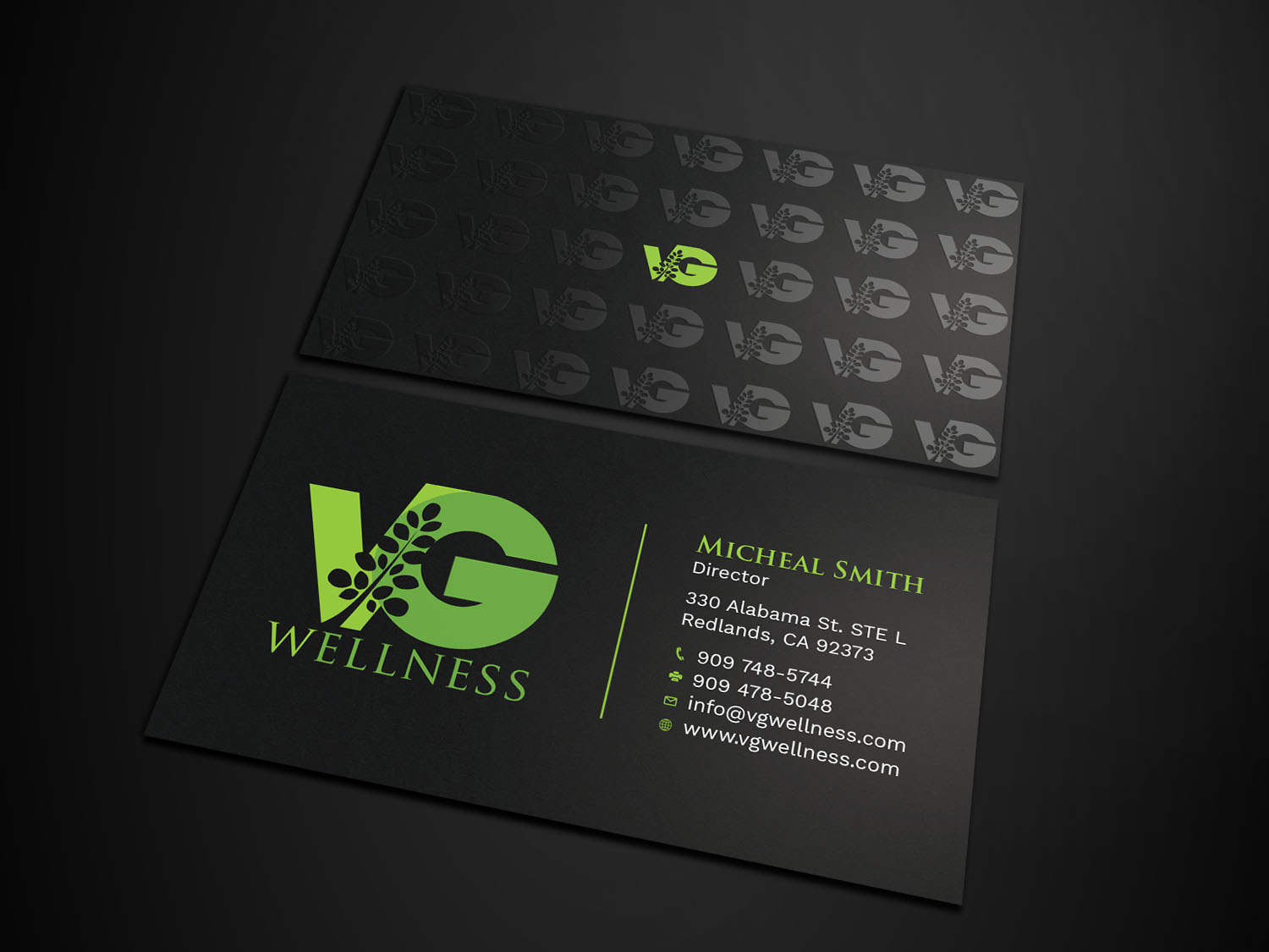 Business Card Design by Tripti Ranjan Gain for VG Wellness LLC | Design #21686915