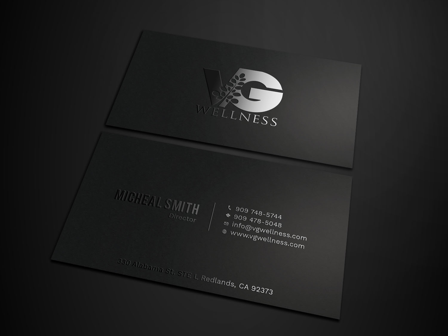 Business Card Design by Tripti Ranjan Gain for VG Wellness LLC | Design #21686921