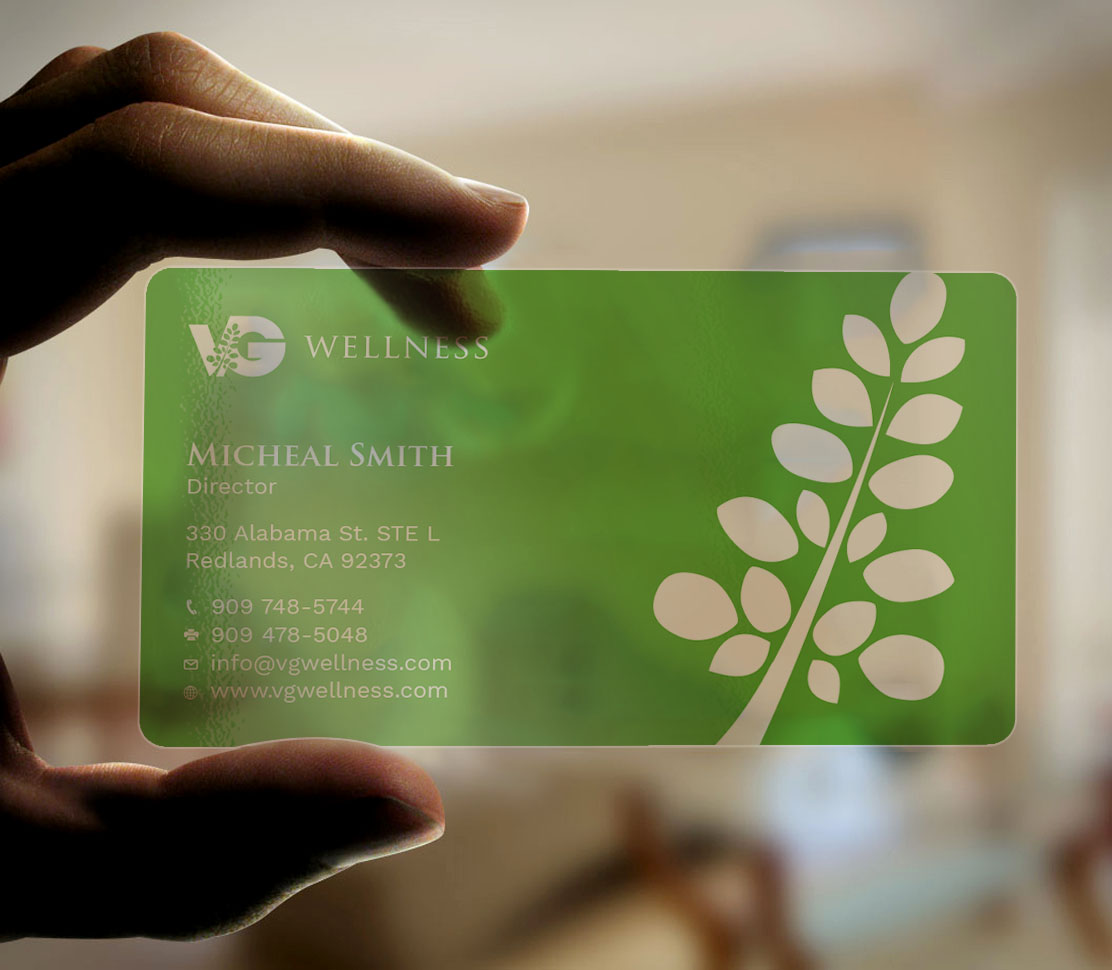 Business Card Design by Tripti Ranjan Gain for VG Wellness LLC | Design #21686927