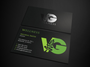Visitenkarten-Design von Tripti Ranjan Gain für VG Wellness LLC | Design: #21686928