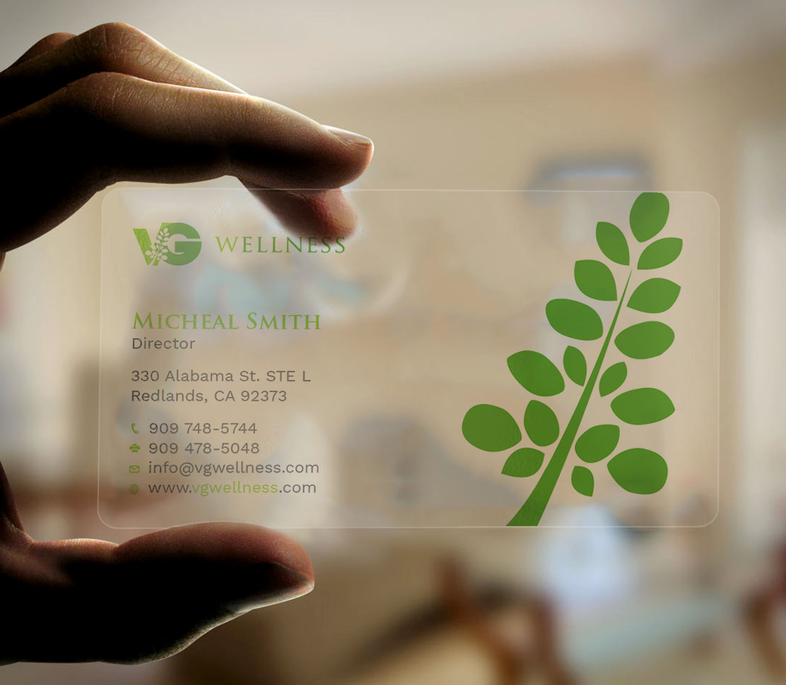 Business Card Design by Tripti Ranjan Gain for VG Wellness LLC | Design #21686929