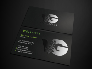 Visitenkarten-Design von Tripti Ranjan Gain für VG Wellness LLC | Design: #21686931