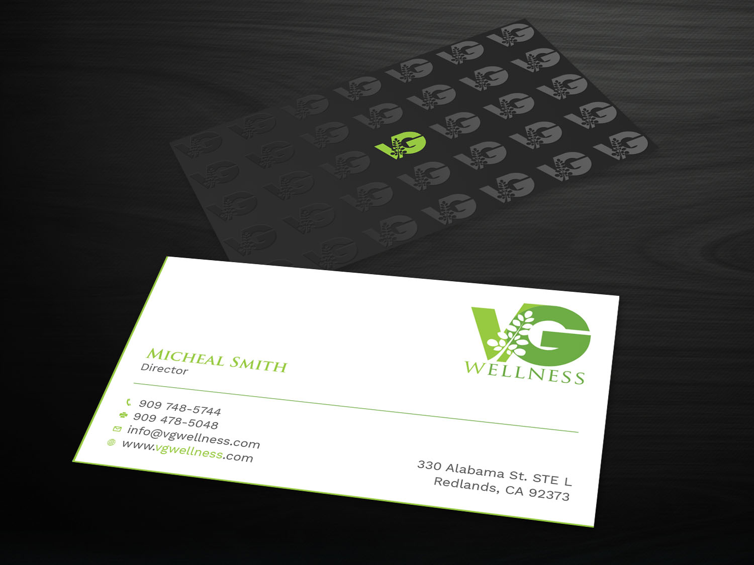 Business Card Design by Tripti Ranjan Gain for VG Wellness LLC | Design #21687889
