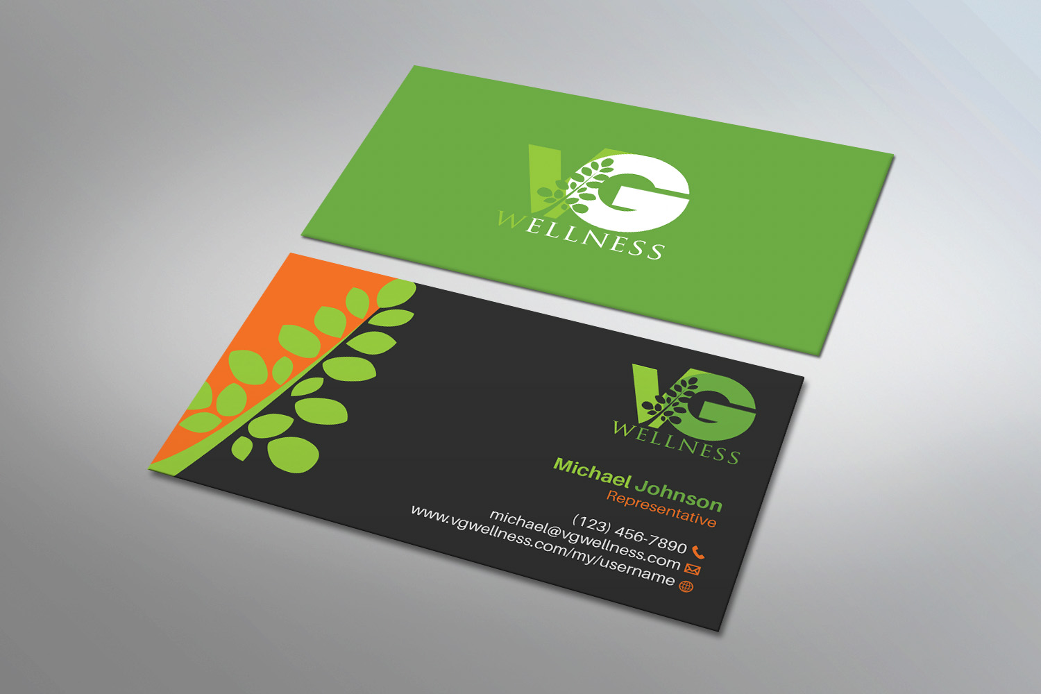 Visitenkarten-Design von MDesign für VG Wellness LLC | Design #21679296