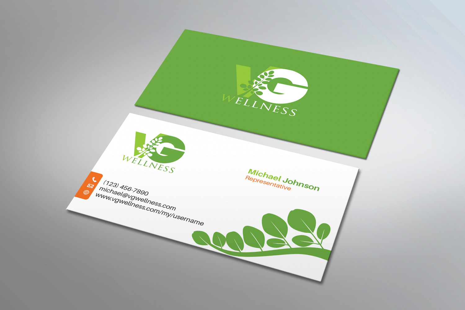 Business Card Design by MDesign for VG Wellness LLC | Design #21679297