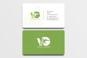 Visitenkarten-Design von Uttom 2 für VG Wellness LLC | Design: #21682028
