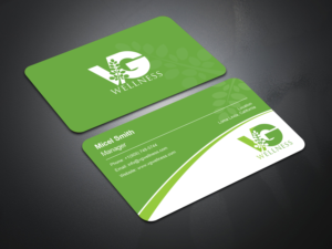 Diseño de Tarjeta de Presentación por Uttom 2 para VG Wellness LLC | Diseño: #21682790