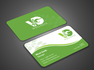 Diseño de Tarjeta de Presentación por Uttom 2 para VG Wellness LLC | Diseño: #21683308