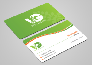 Diseño de Tarjeta de Presentación por Uttom 2 para VG Wellness LLC | Diseño: #21694150