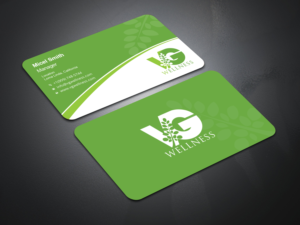 Diseño de Tarjeta de Presentación por Uttom 2 para VG Wellness LLC | Diseño: #21694163