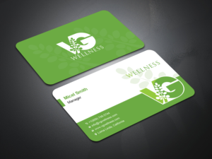 Diseño de Tarjeta de Presentación por Uttom 2 para VG Wellness LLC | Diseño: #21694179