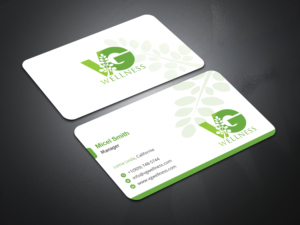 Diseño de Tarjeta de Presentación por Uttom 2 para VG Wellness LLC | Diseño: #21694359