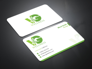 Diseño de Tarjeta de Presentación por Uttom 2 para VG Wellness LLC | Diseño: #21694360