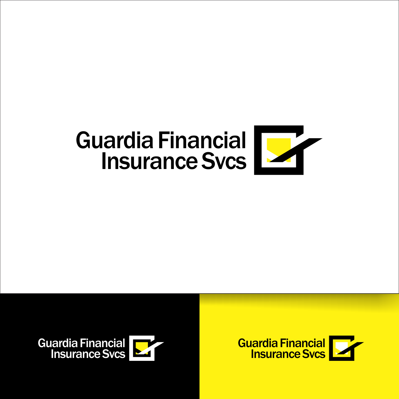 Logo-Design von Arham Hidayat für Guardia Financial Insurance Svcs | Design #21707893