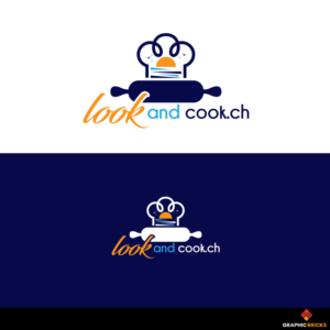 look and cook.ch Kochen mit Aussicht | Logo Design by Graphic Bricks