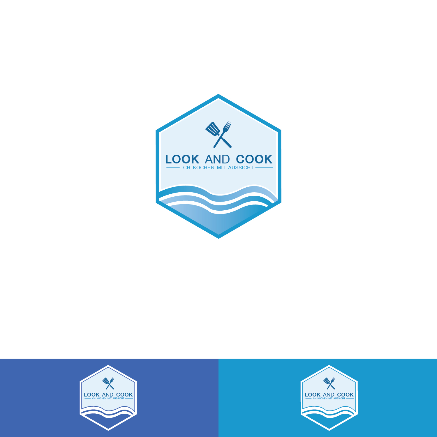 Logo Design by Maxo-Biz for lookandcook.ch | Design #21684543