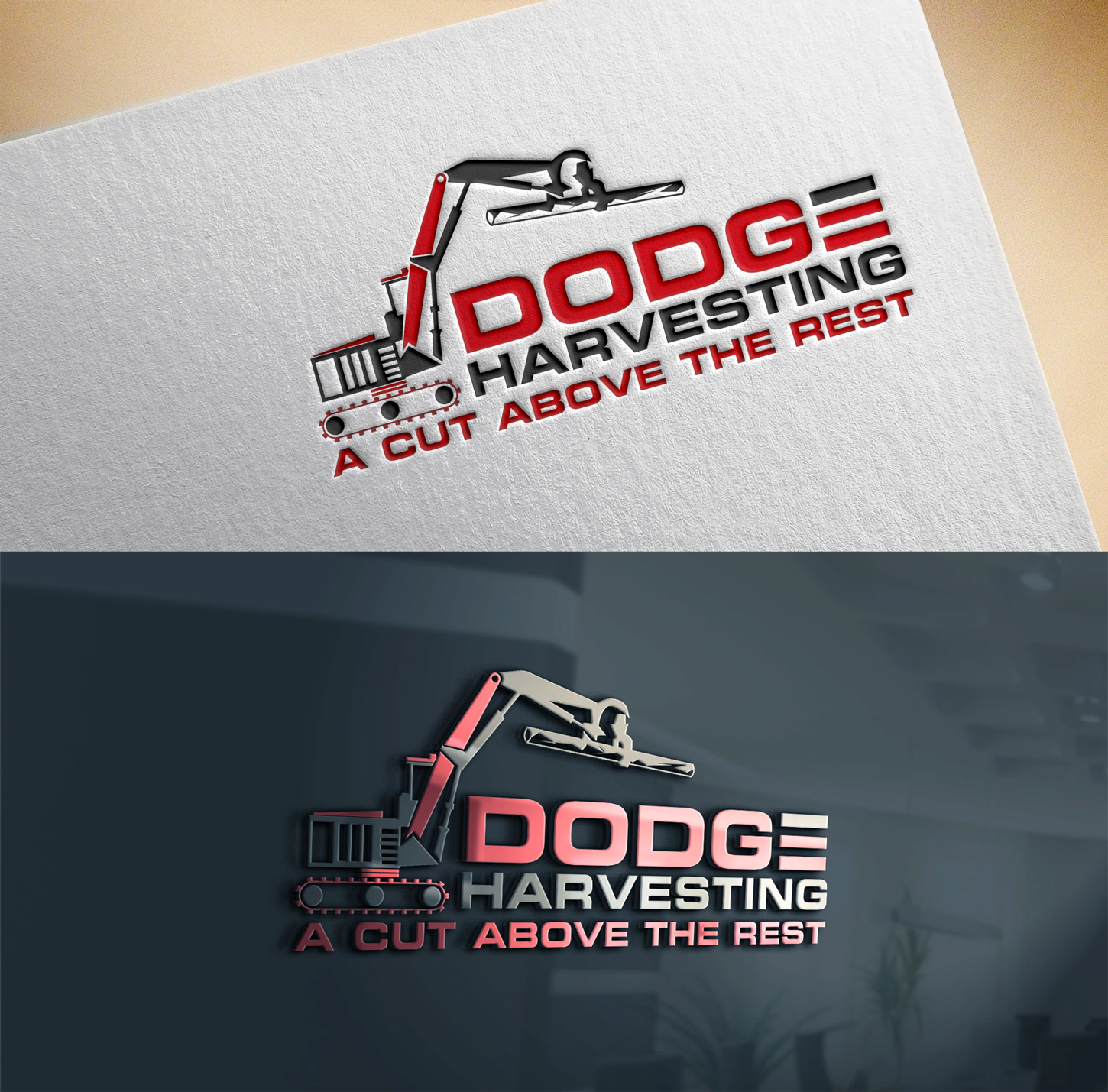 Logo Design by artkey9 for Dodge harvesting | Design #21676108