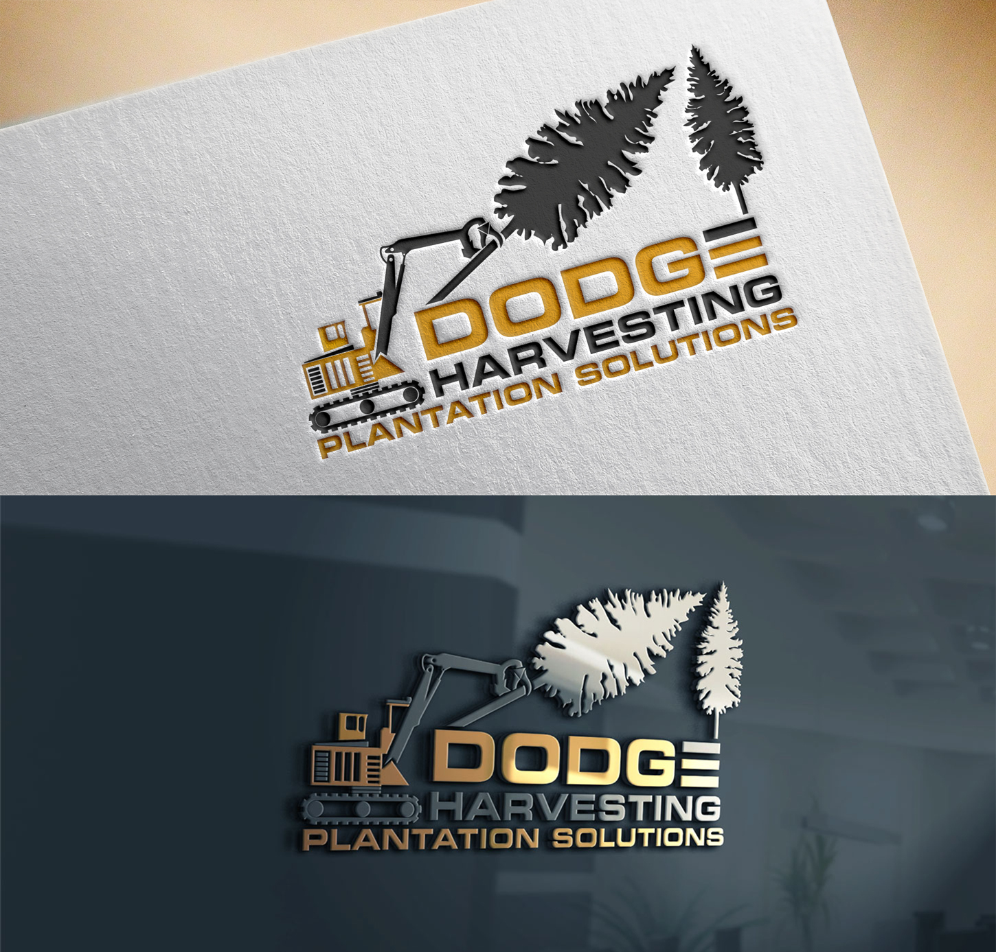 Logo Design by artkey9 for Dodge harvesting | Design #21708929