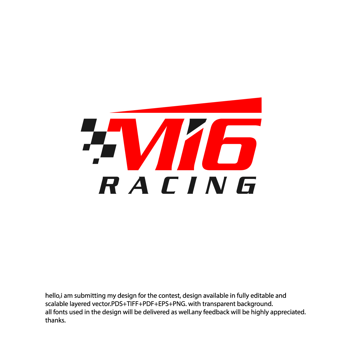 Logo Design by Atom_Art for MI6 MOTORSPORTS | Design #21697403