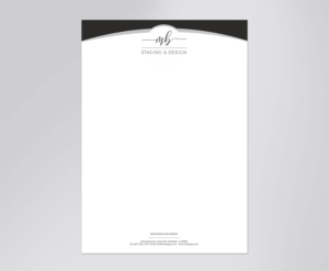 MB Staging & Design - a company built on first impressions, needs an impressive letterhead | Letterhead Design by logodentity