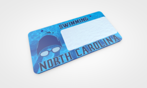Swimming NC License Plate | Design Graphique par Rickyy
