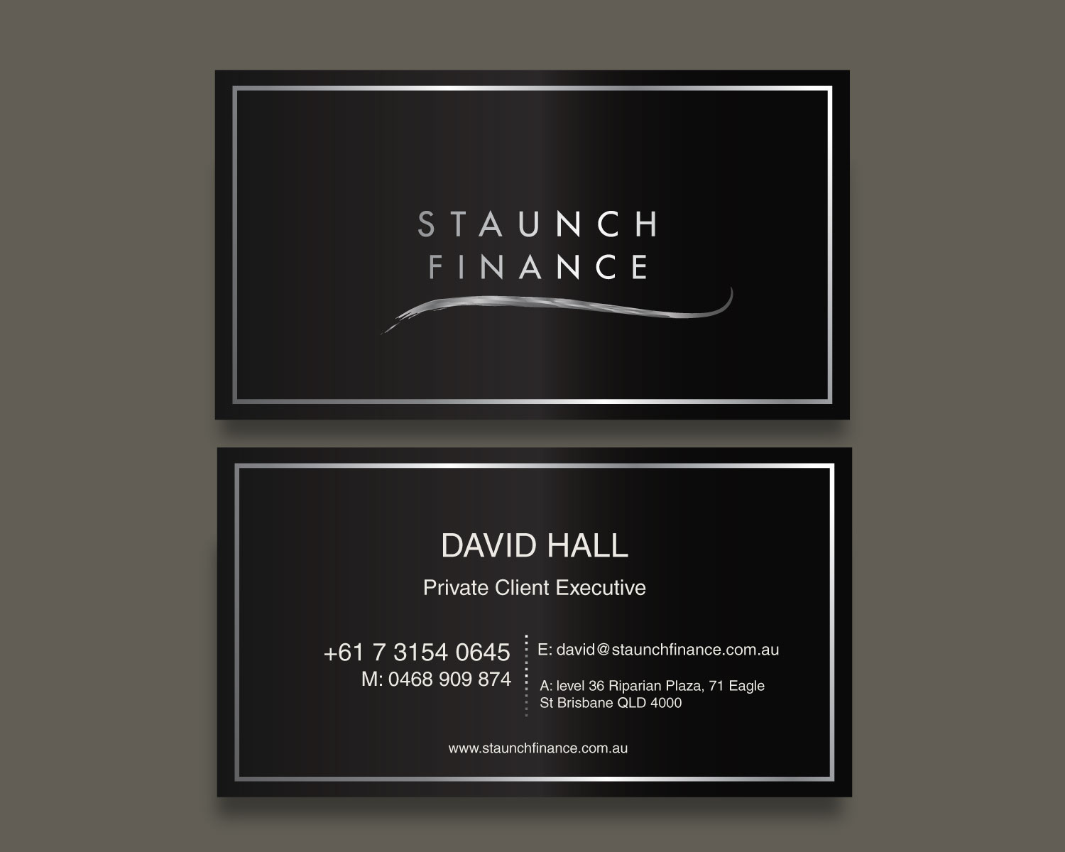 Business Card Design by titanium wings for this project | Design #21712214
