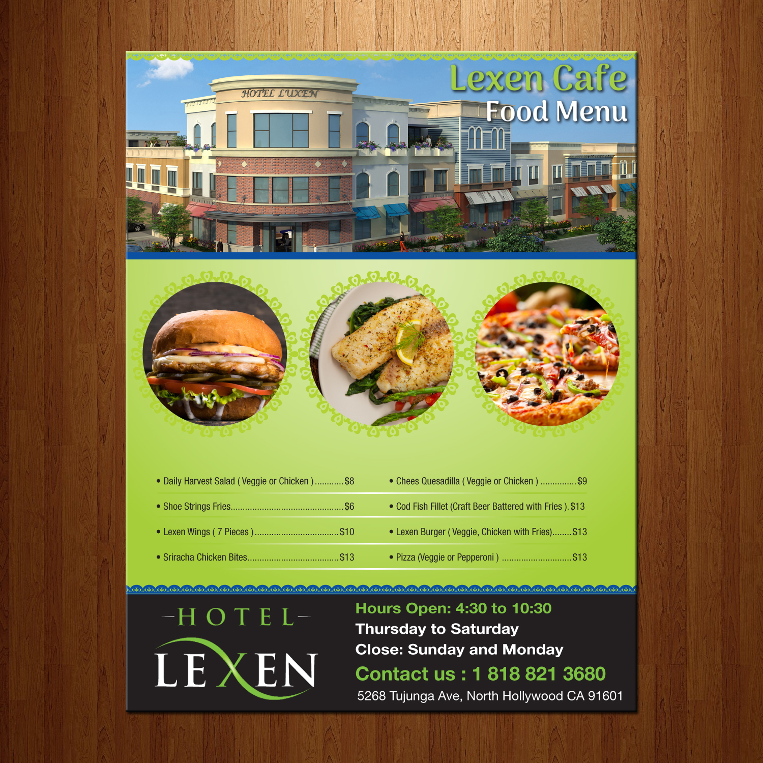 Diseño de Menú por theblueart para este proyecto | Diseño #21696282