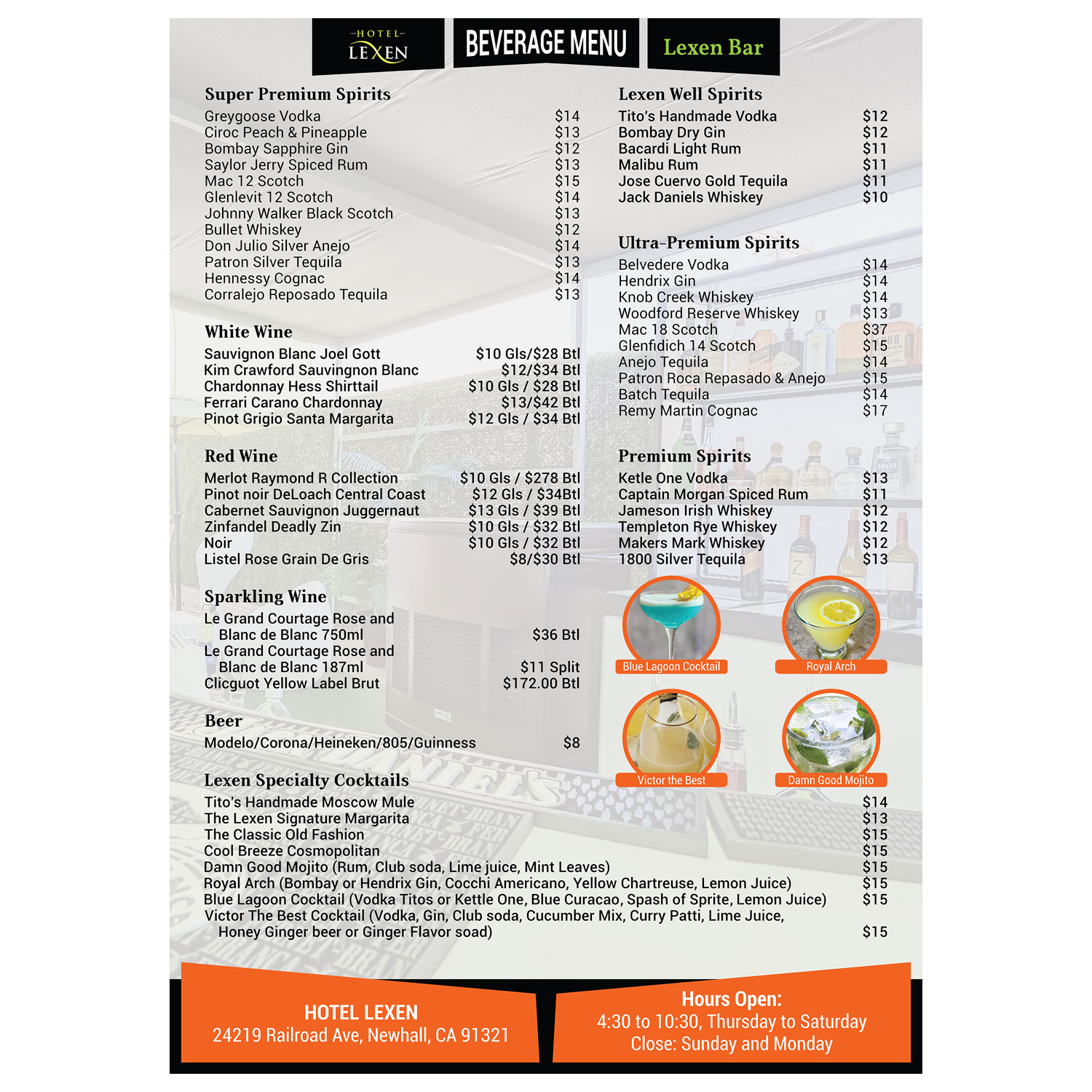 Menu Design by ncg1112 for this project | Design #21715243