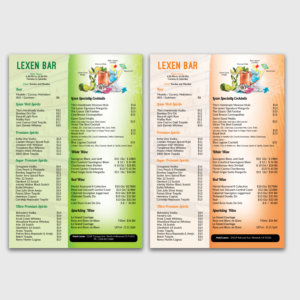 Diseño de Menú por Mishuy para este proyecto | Diseño: #21694915