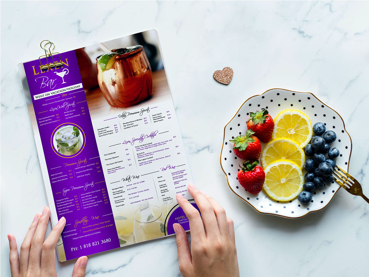 Menu Design by n214008 for this project | Design #21766541