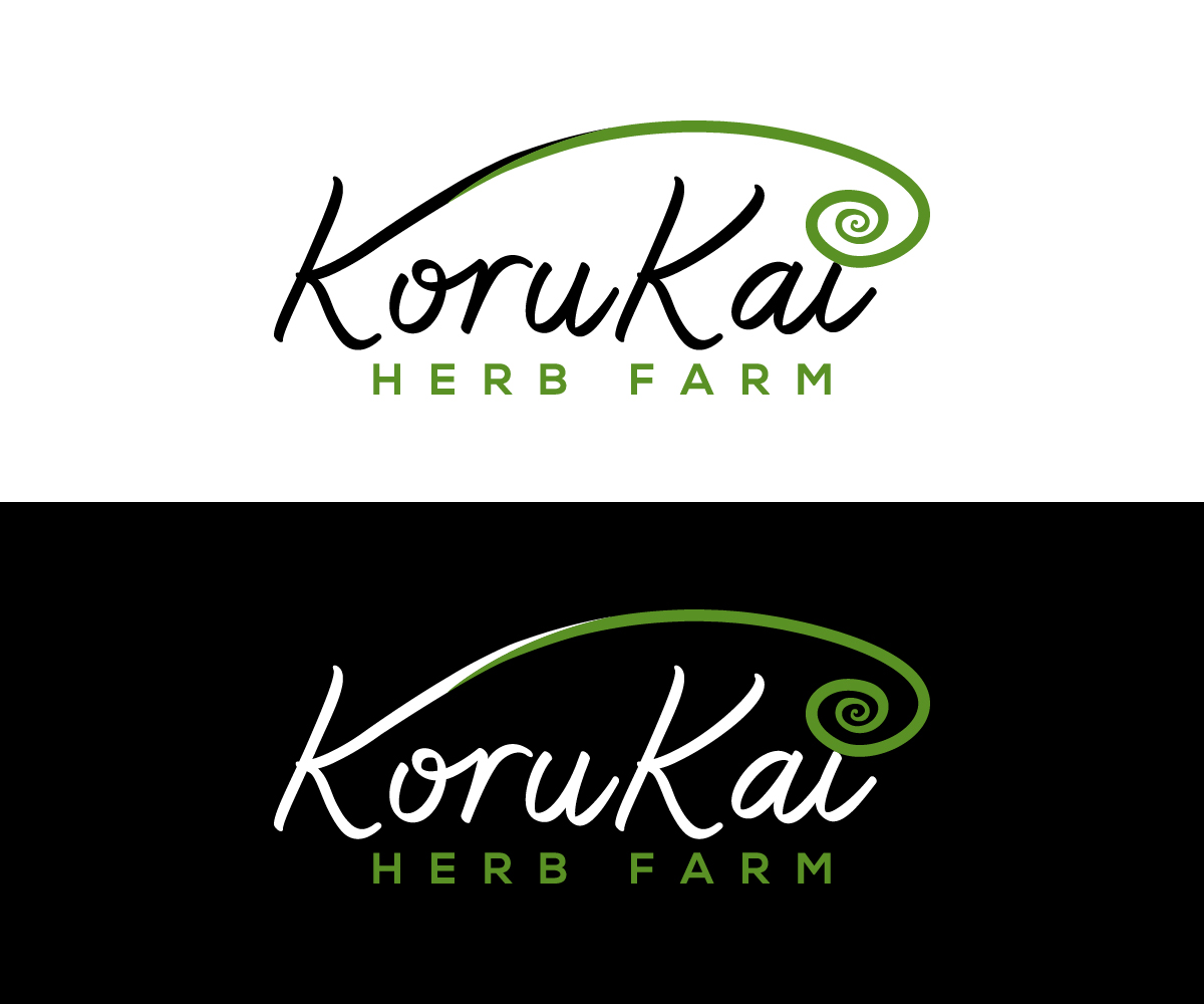 Logo Design by sangeloenriquez for KoruKai Herb Farm | Design #21687413