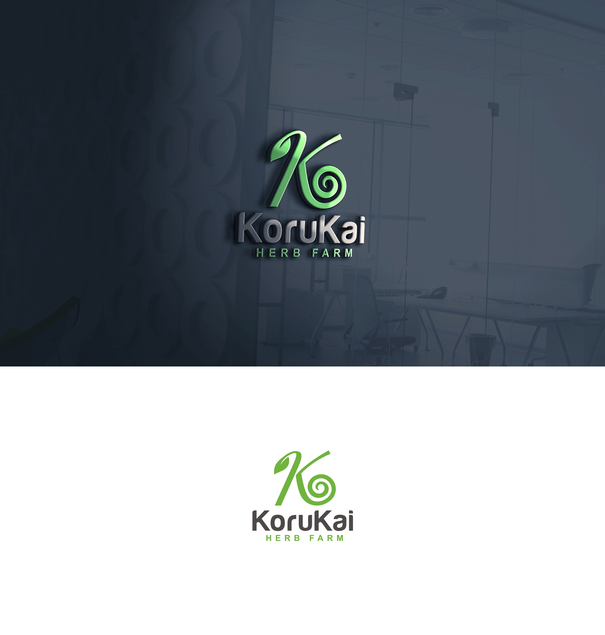Diseño de Logo por hassan23as para KoruKai Herb Farm | Diseño #21688757
