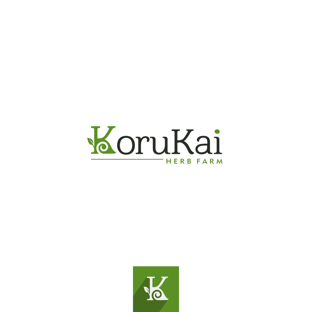 Logo Design by ecorokerz for KoruKai Herb Farm | Design #21688053