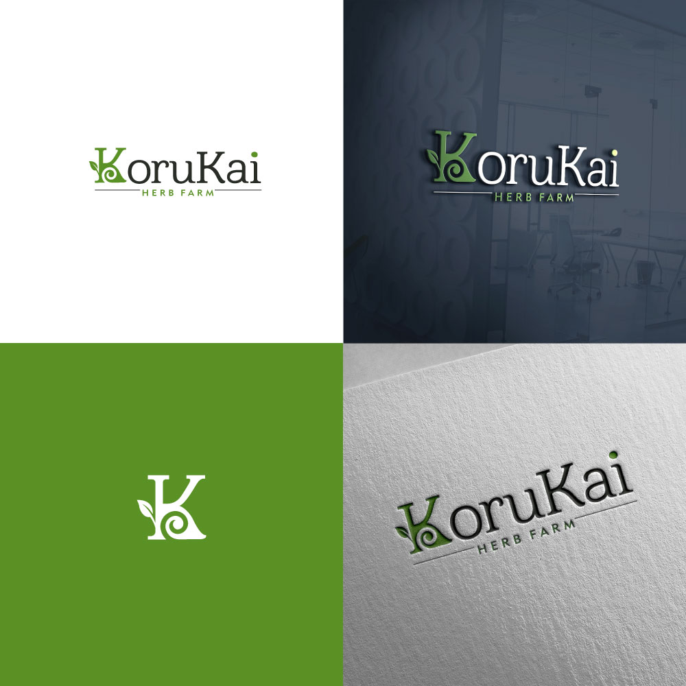Logo-Design von ecorokerz für KoruKai Herb Farm | Design #21698884