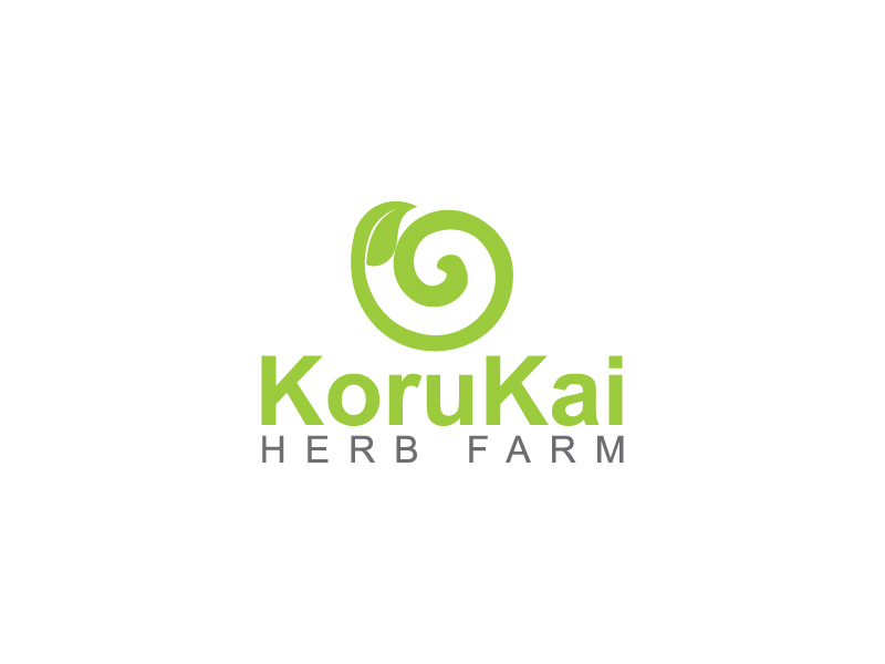 Logo Design by Rixes tay for KoruKai Herb Farm | Design #21690672