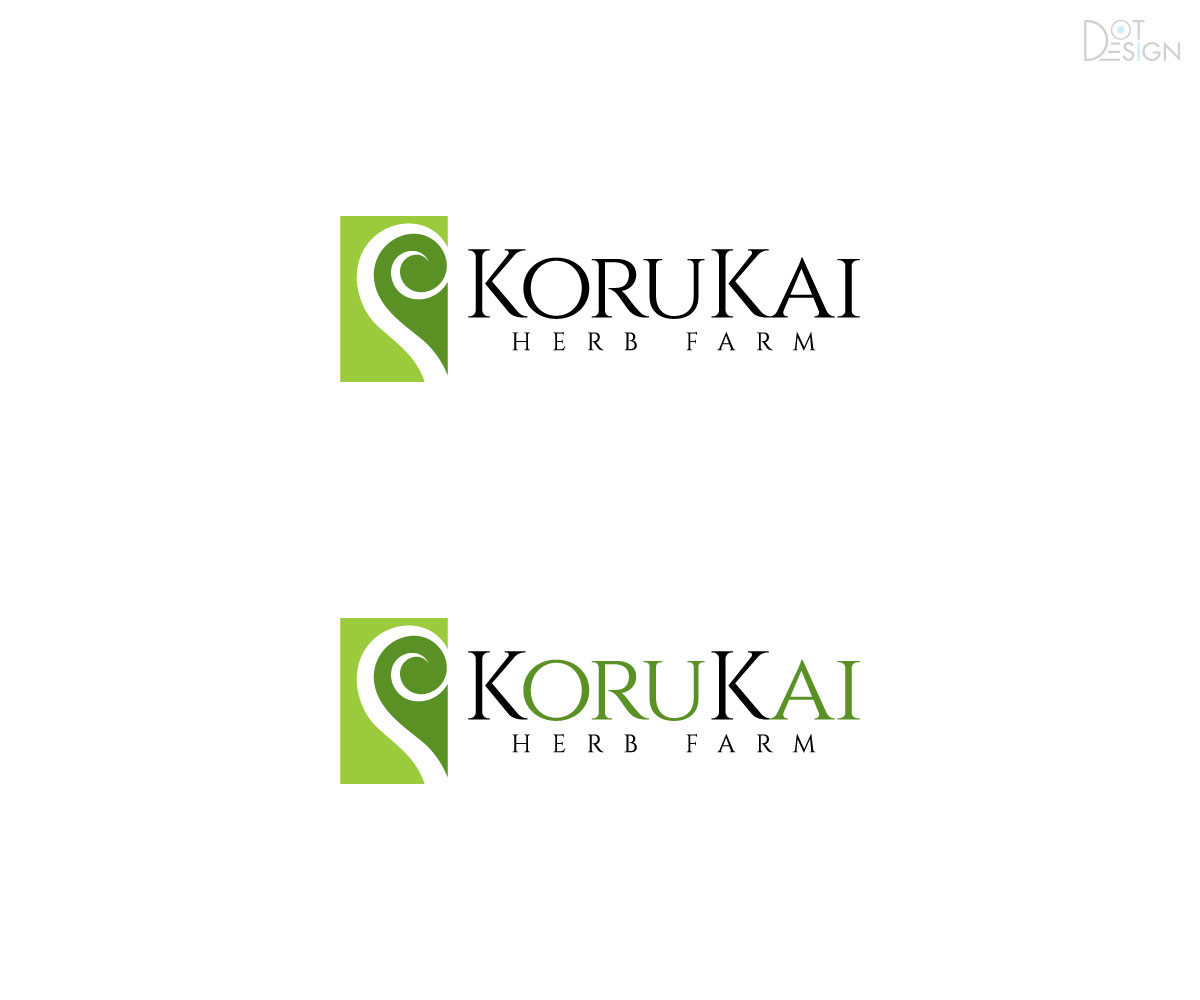 Design de Logo par Dot Design 3 pour KoruKai Herb Farm | Design #21702207