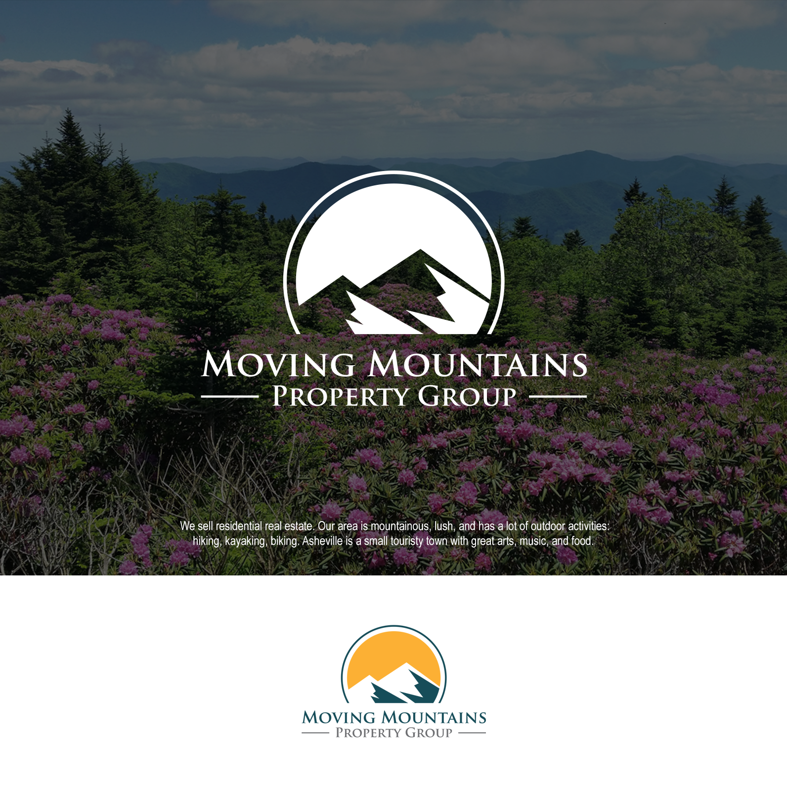 Logo Design by Mungbejotok for Moving Mountains Property Group | Design #21700393