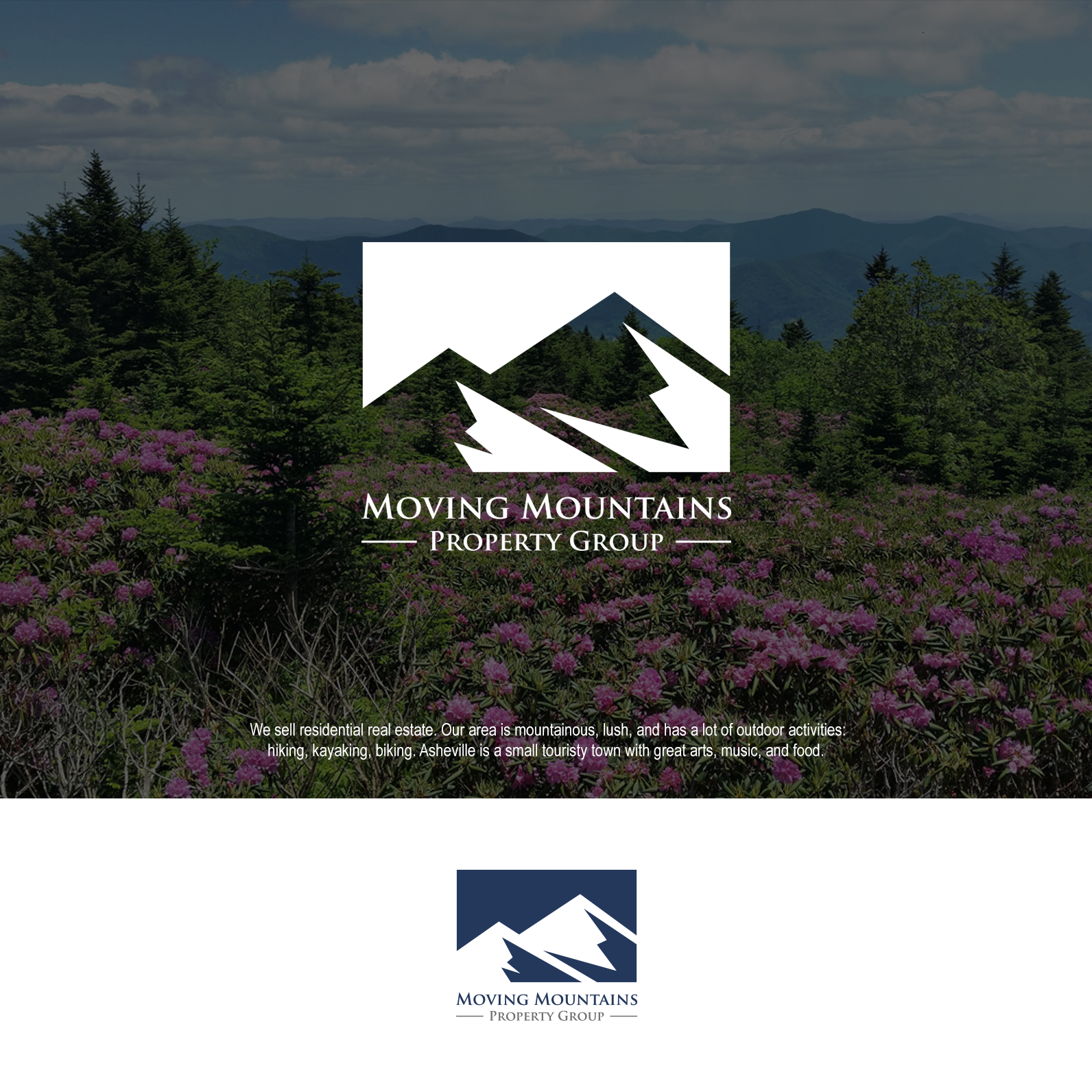 Diseño de Logo por Mungbejotok para Moving Mountains Property Group | Diseño #21700614