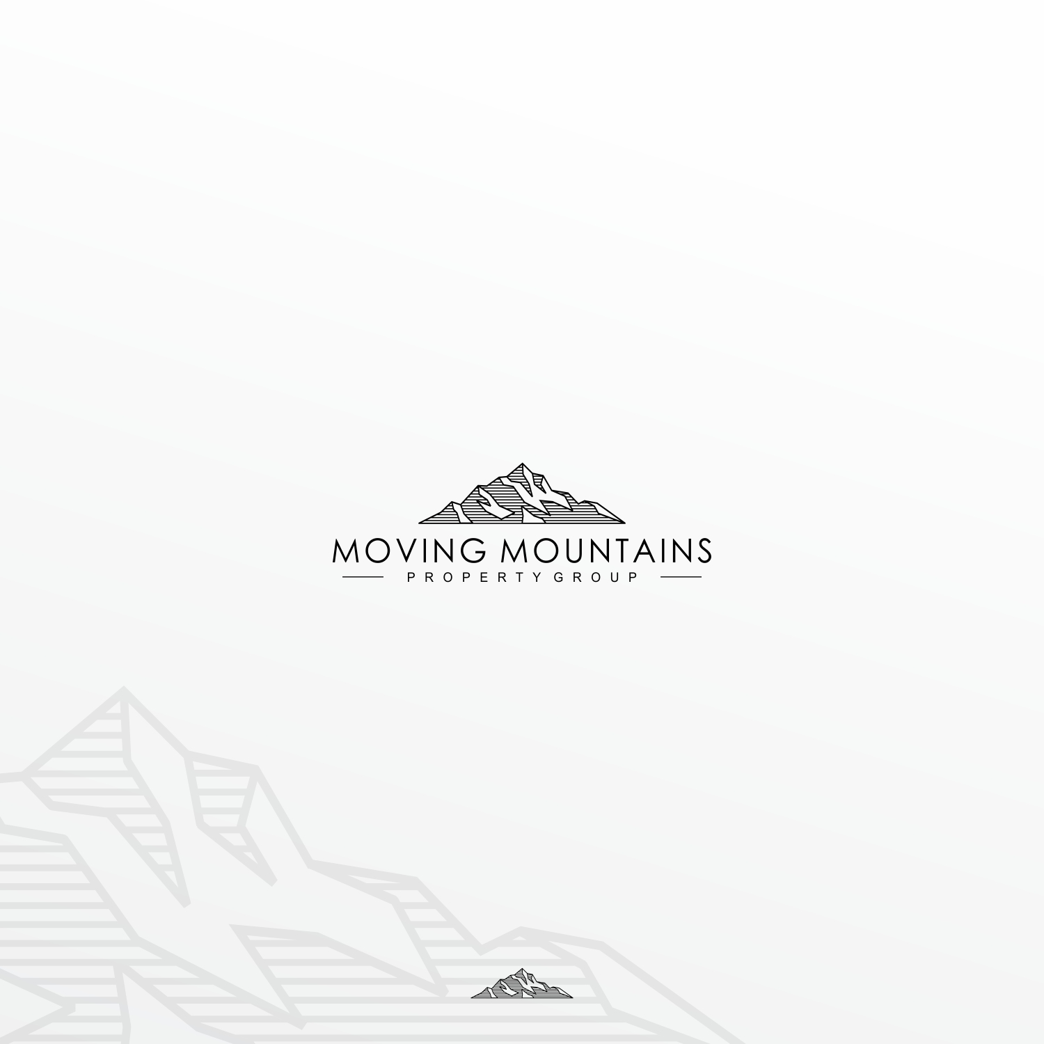 Logo Design by Agustian 5 for Moving Mountains Property Group | Design #21694023