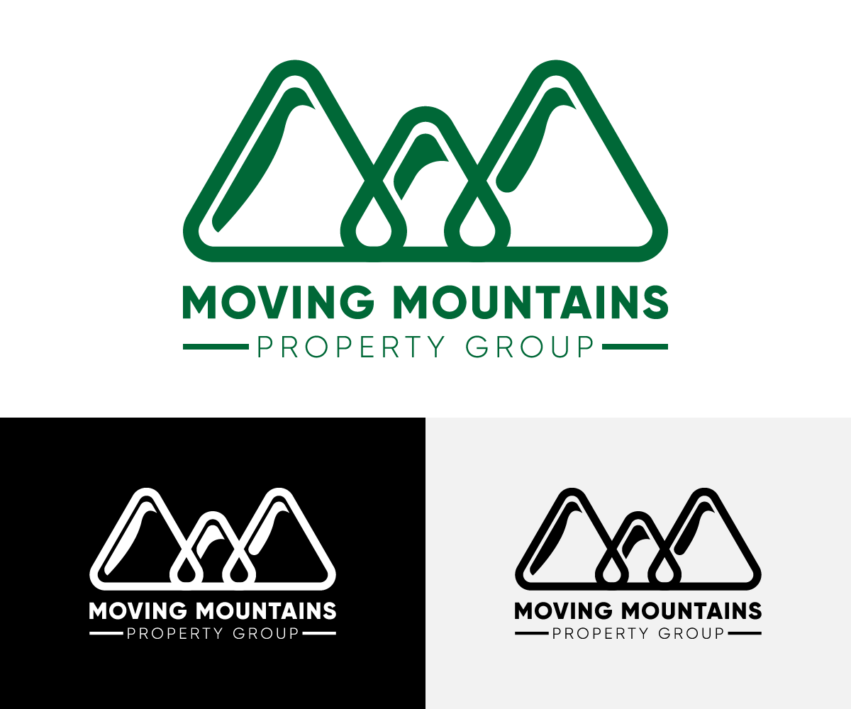 Logo Design by Nosvorious13 Design for Moving Mountains Property Group | Design #21706957