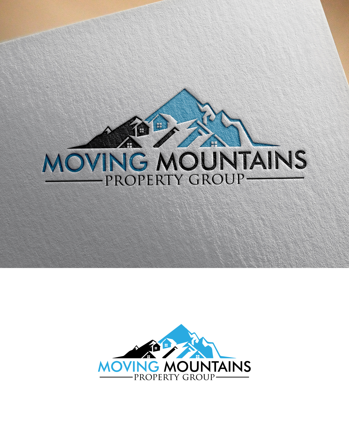 Diseño de Logo por RedLine 3 para Moving Mountains Property Group | Diseño #21692092