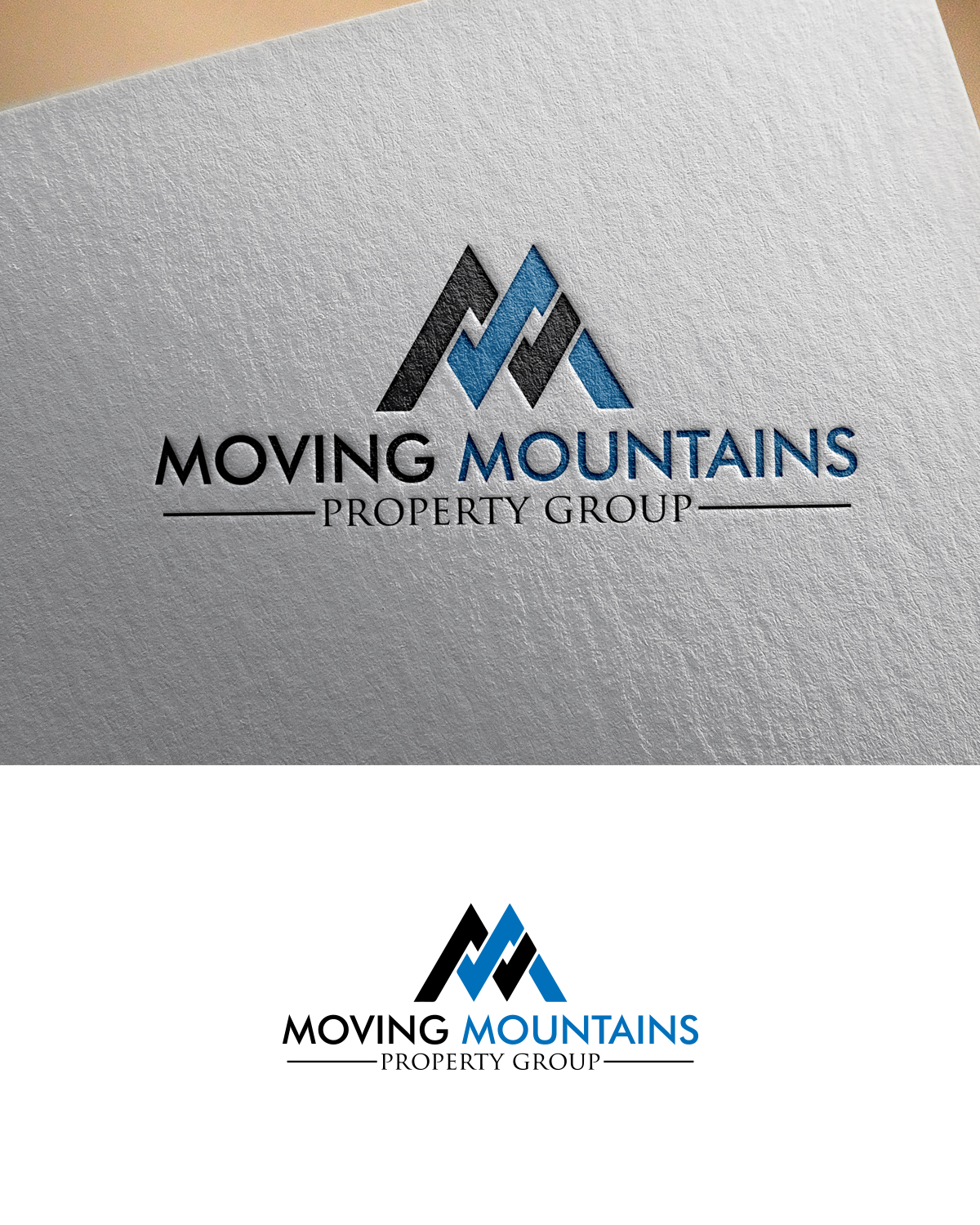 Diseño de Logo por RedLine 3 para Moving Mountains Property Group | Diseño #21692093