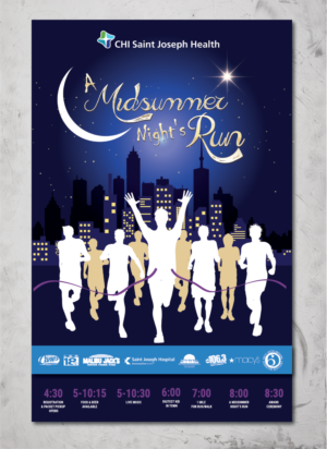 A Midsummer Night's Run 35th Anniversary Poster | Poster-Design von alex989